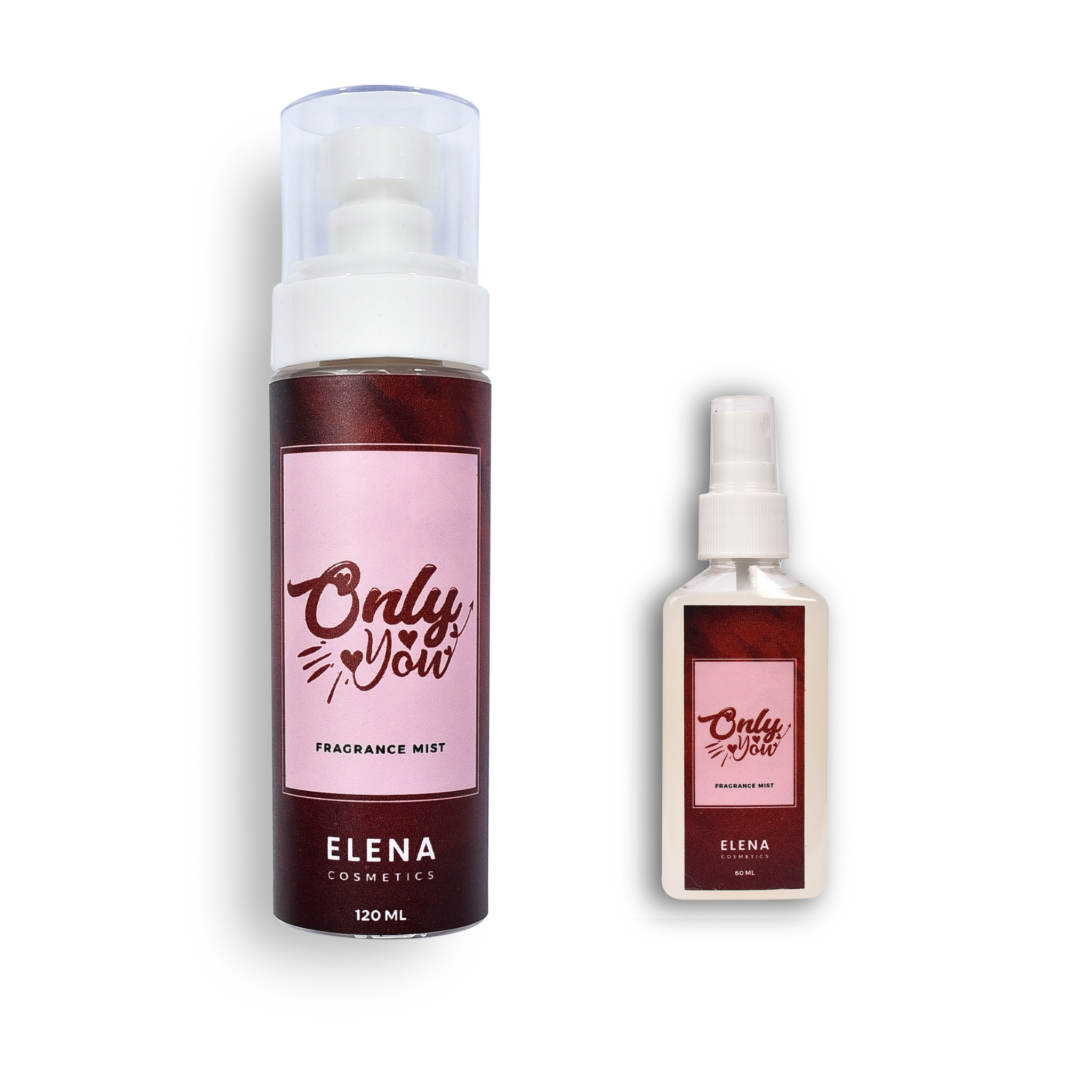 Only you Body Mist - 120ml & 50ml by Elena Cosmetics